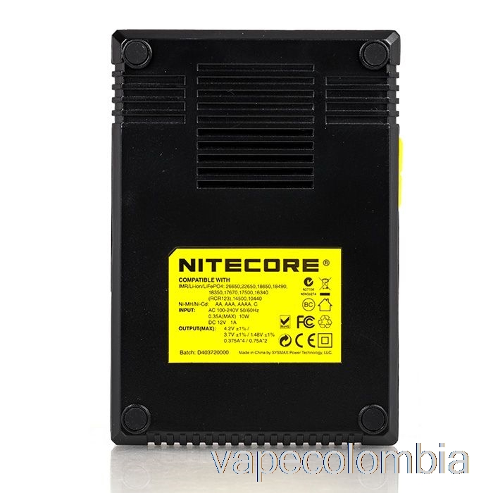 Cargador De Batería Vape Desechable Nitecore D4 (4 Bahías)