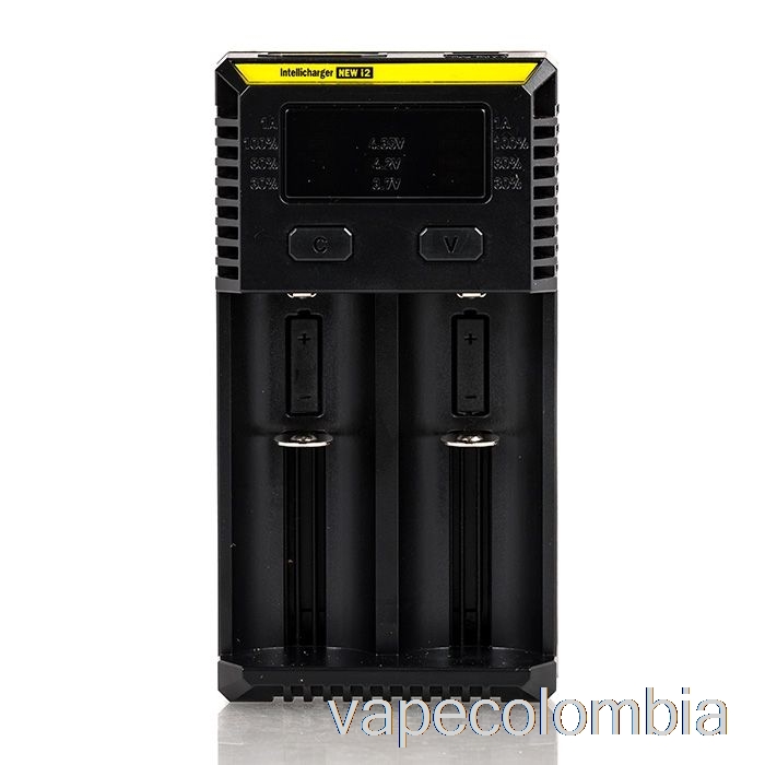 Kit Vape Completo Cargador De Batería Nitecore I2 (2 Bahías)